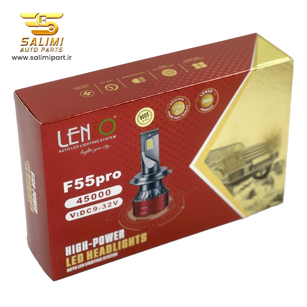 هدلایت F55pro لنزو (LENZO)